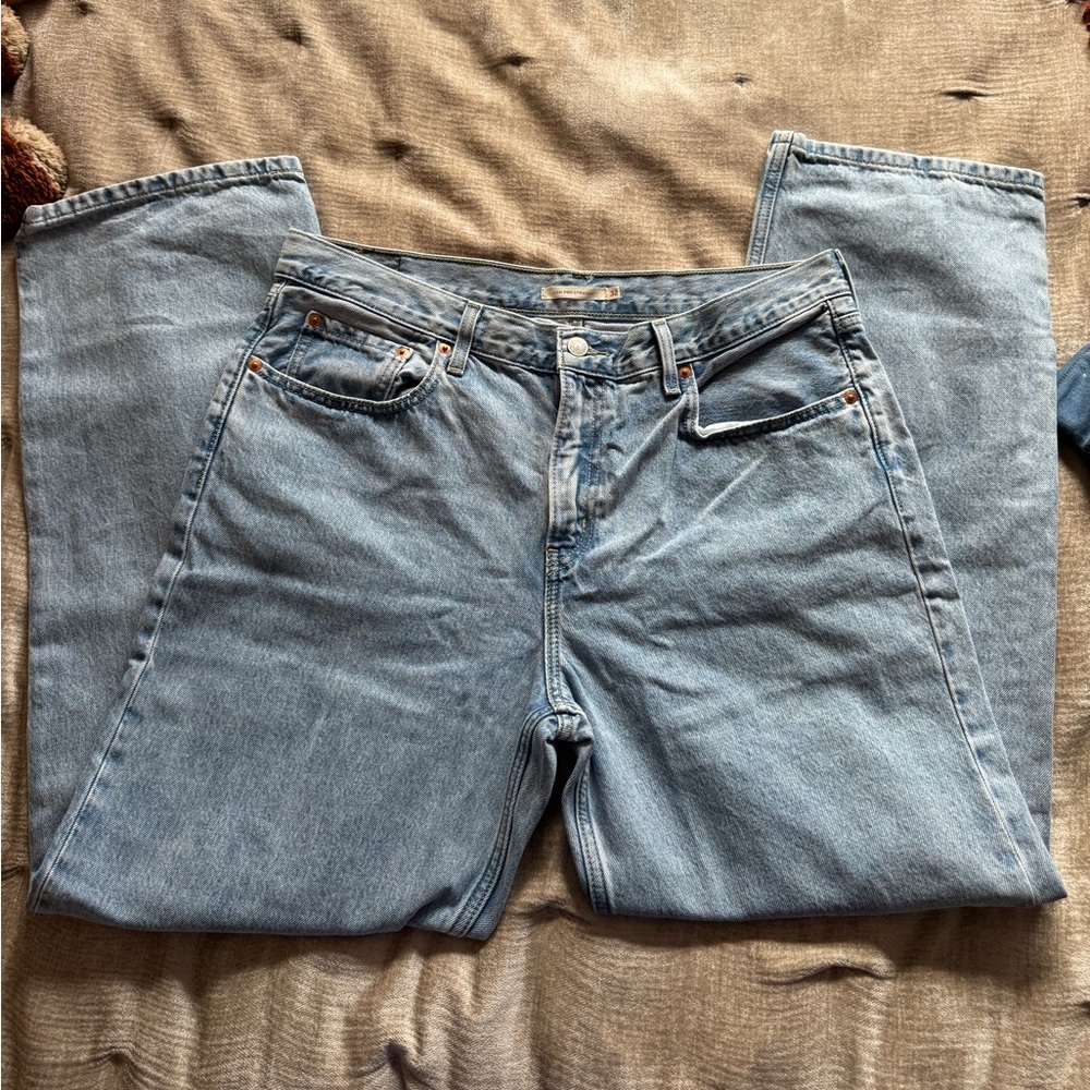 Levi's Light Blue Straight Leg Jeans